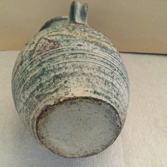 Chinese antique style Pottery vase three handles - Picture 3 of 4